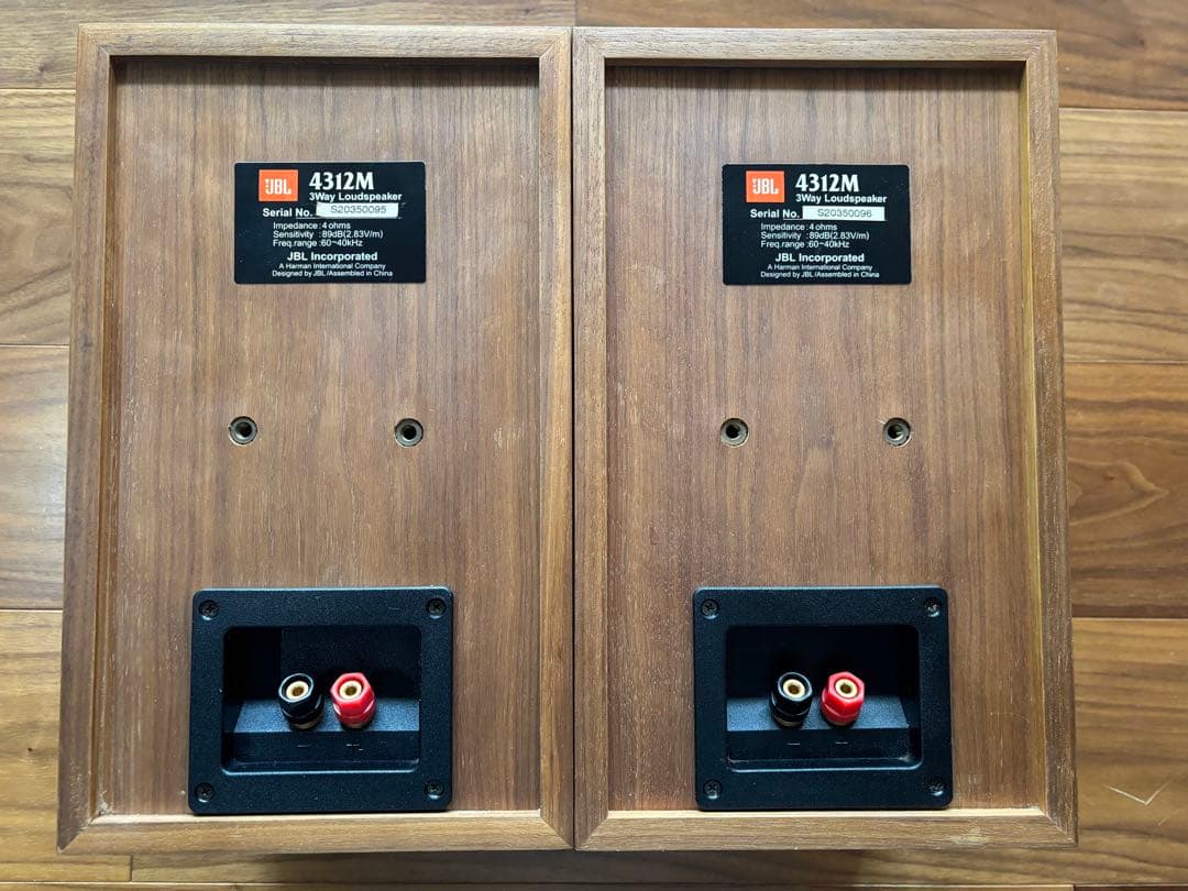 週末限定値下げ！　JBL 4312M WX ペア美品シリアル連番サランネット綺麗