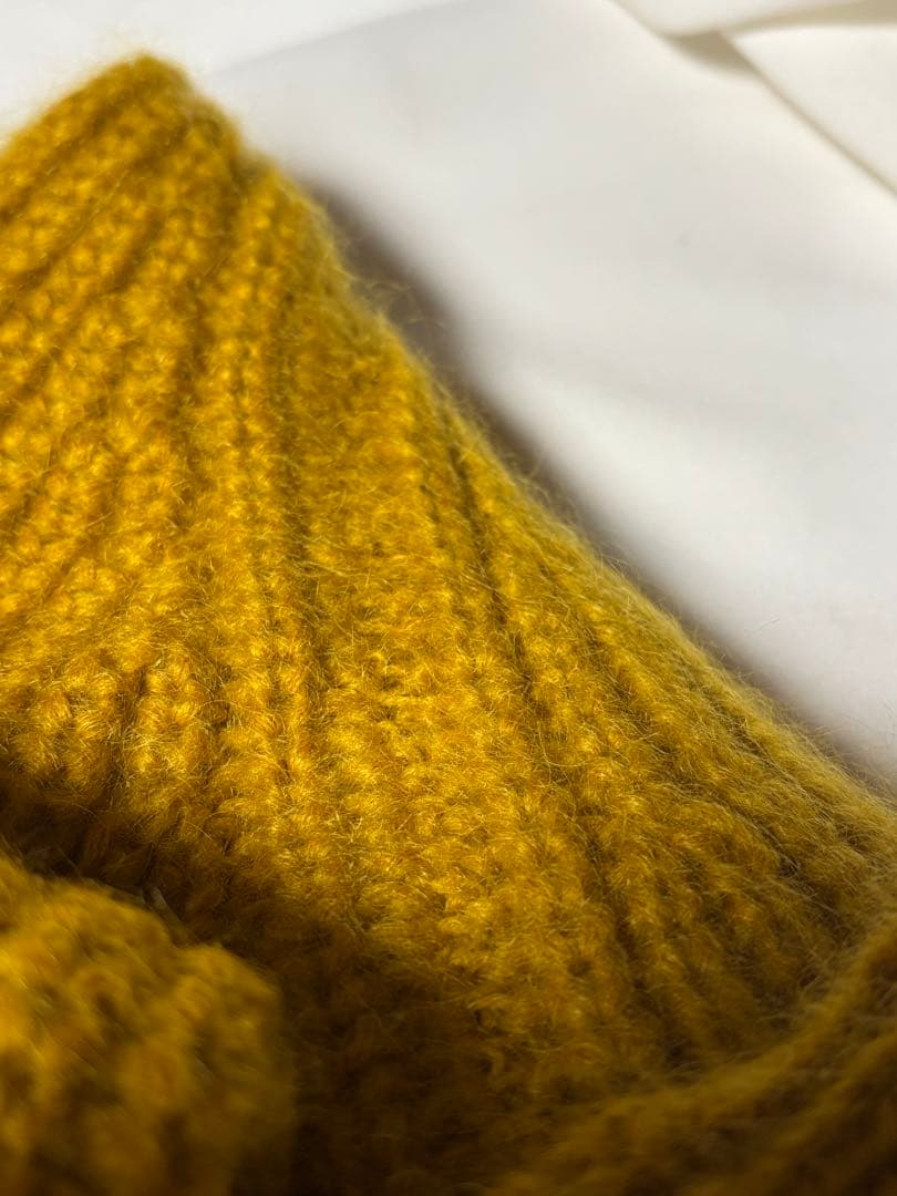 corgi リブ編みニット