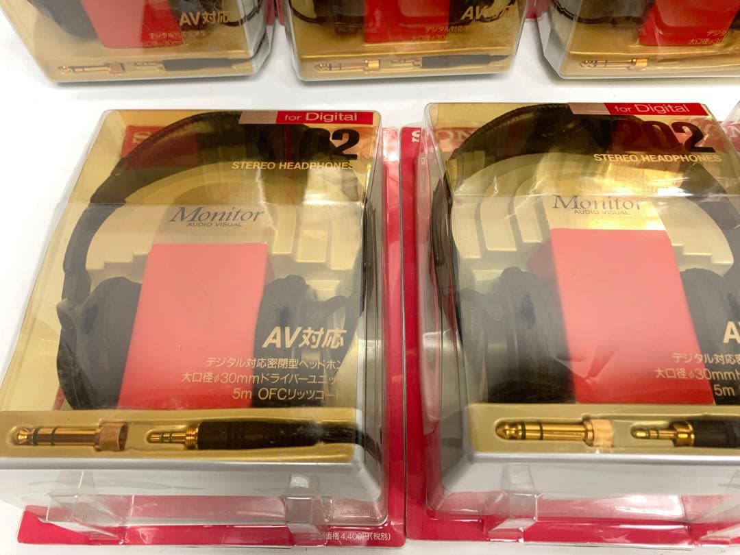 ジャンク未使用品SONY MDR-V202 ダイナミック ステレオ ヘッドフォン