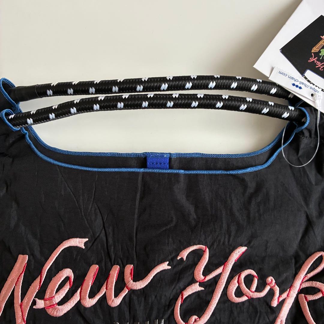 ポールアンドチェーン　チャコット　New York ブラック エコバッグ　L
