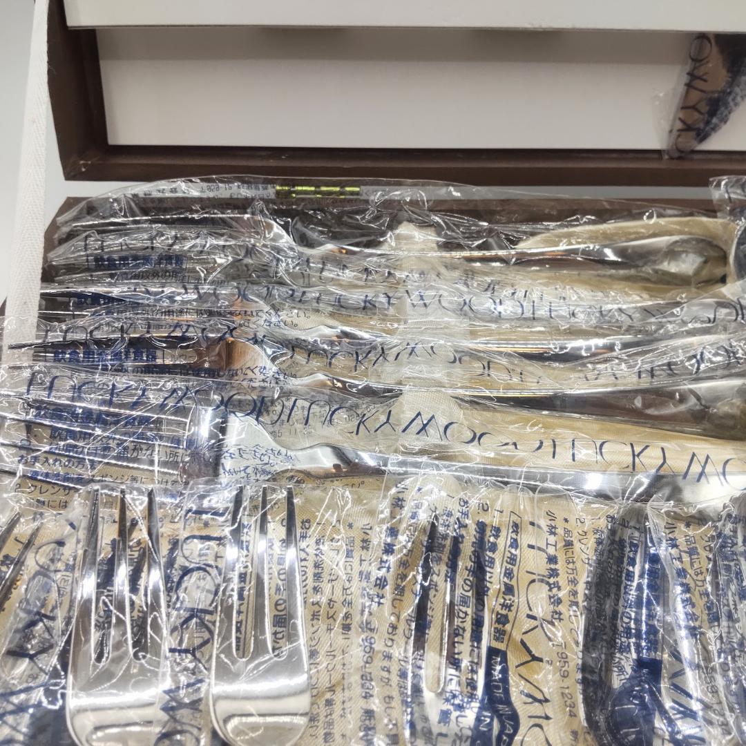 LuckyWood ラッキーウッド カトラリー 28p ディナー 12-18