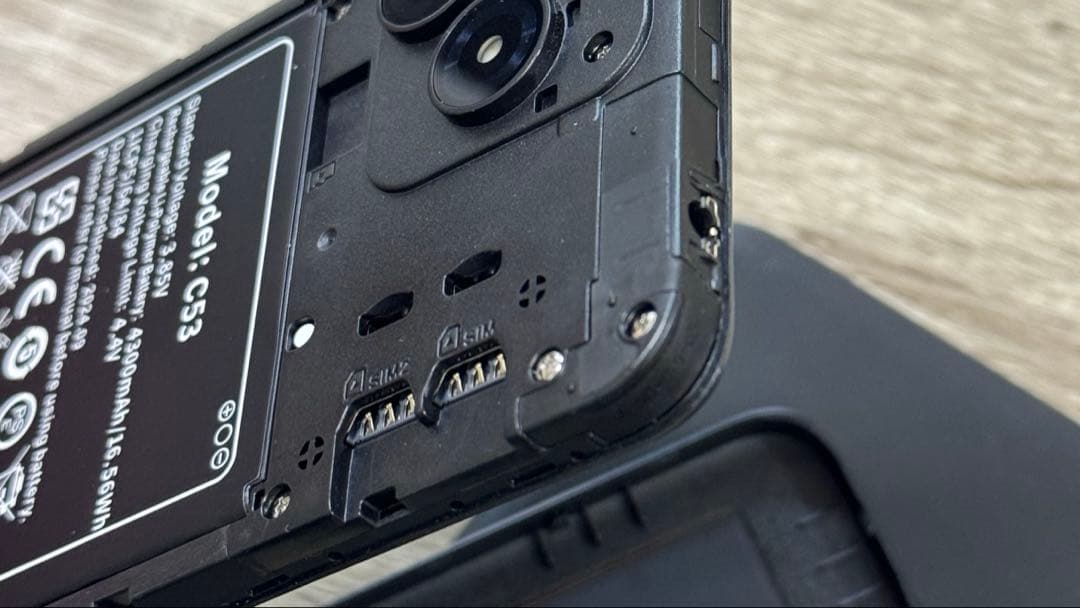 OUKITEL C53 6.6インチ デュアルSIM フリー オウキテル BK