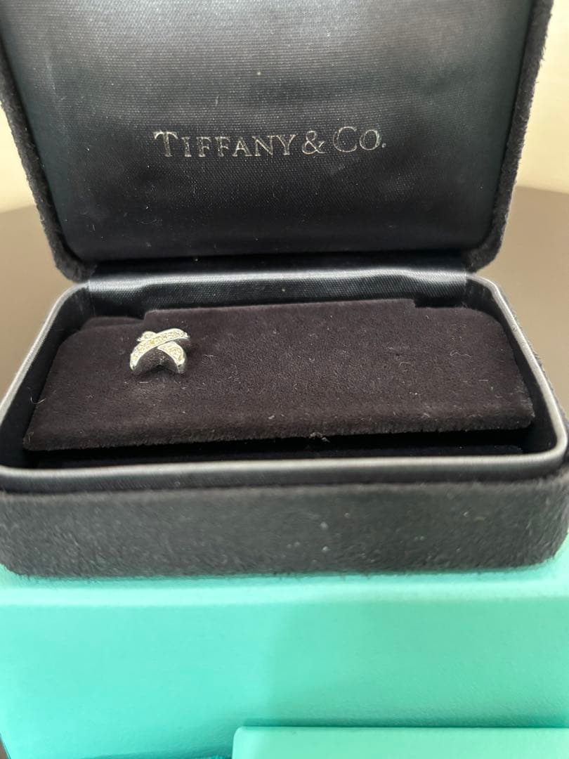 ティファニー　ダイヤピアス片耳