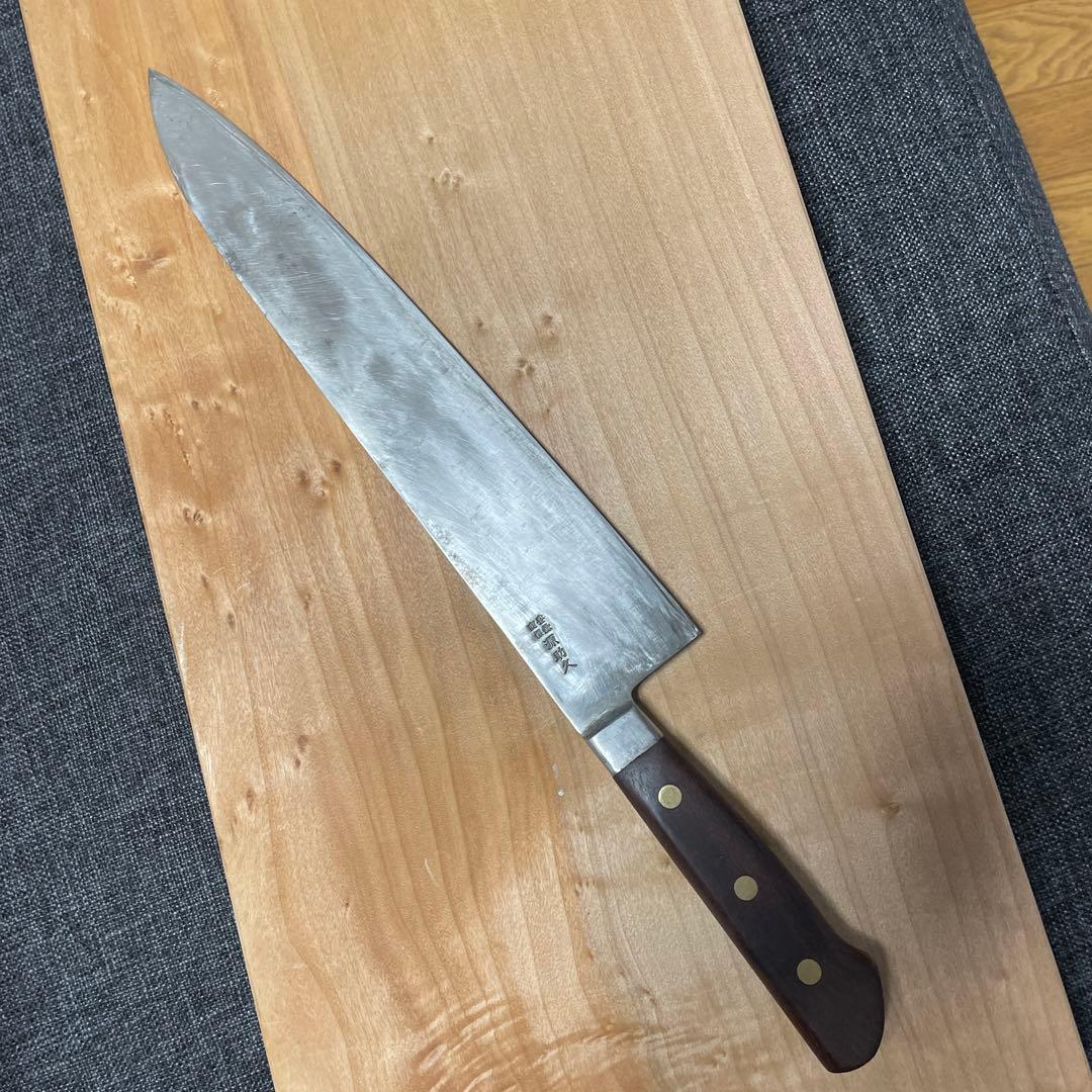 3*ン様 源助久　スウェーデン鋼　牛刀尺