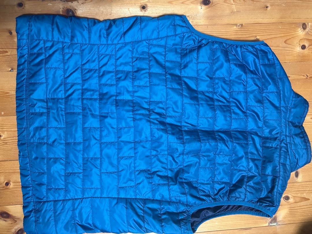 ご*り様 patagonia メンズ ベスト L 青 ゴールデンサイズ