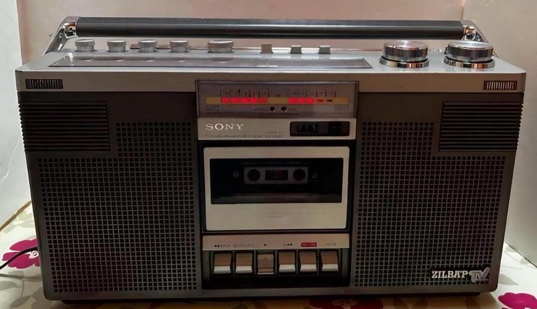 希少 動作良好 SONYラジカセ、ZILBAP、CFS−V1