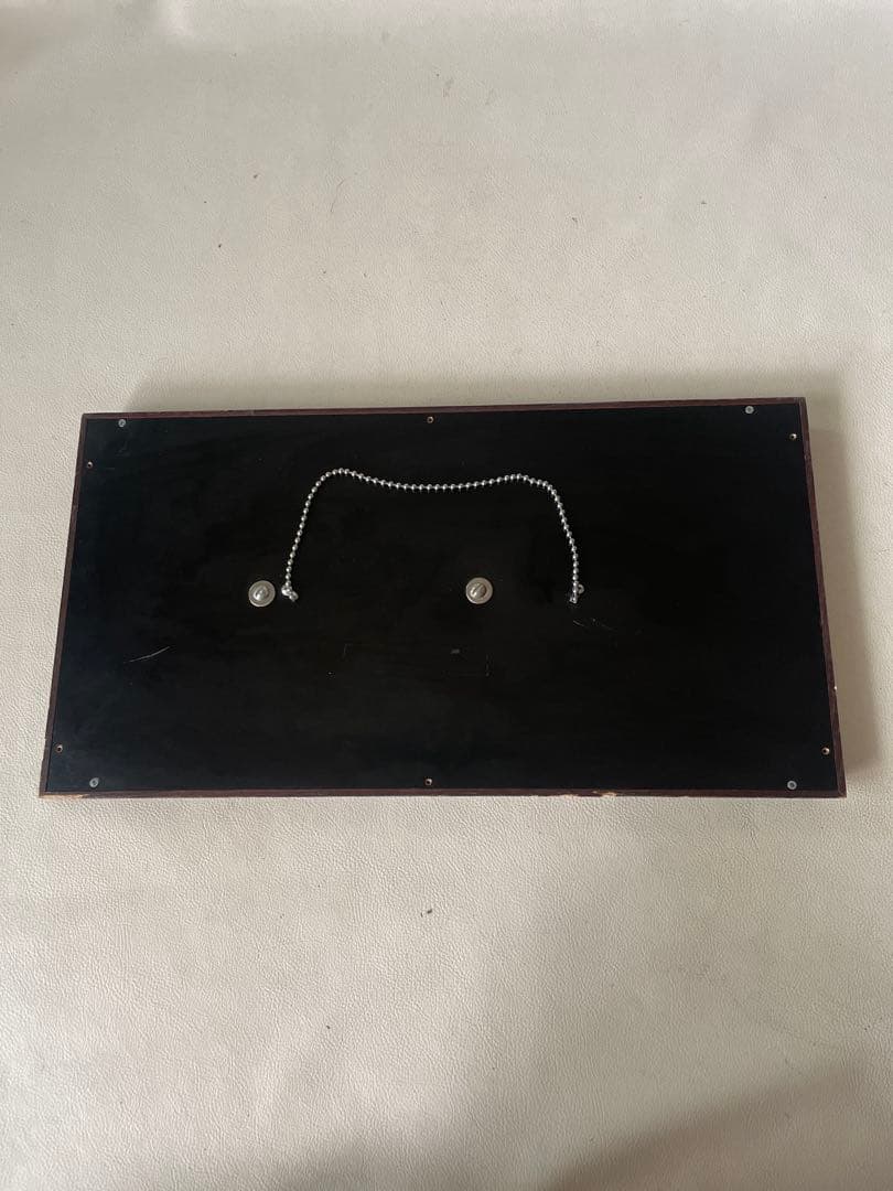 真鍮製 特大サイズ 特大キー 鍵 繁栄の鍵 縁起物 オブジェ 額縁入り 中古品