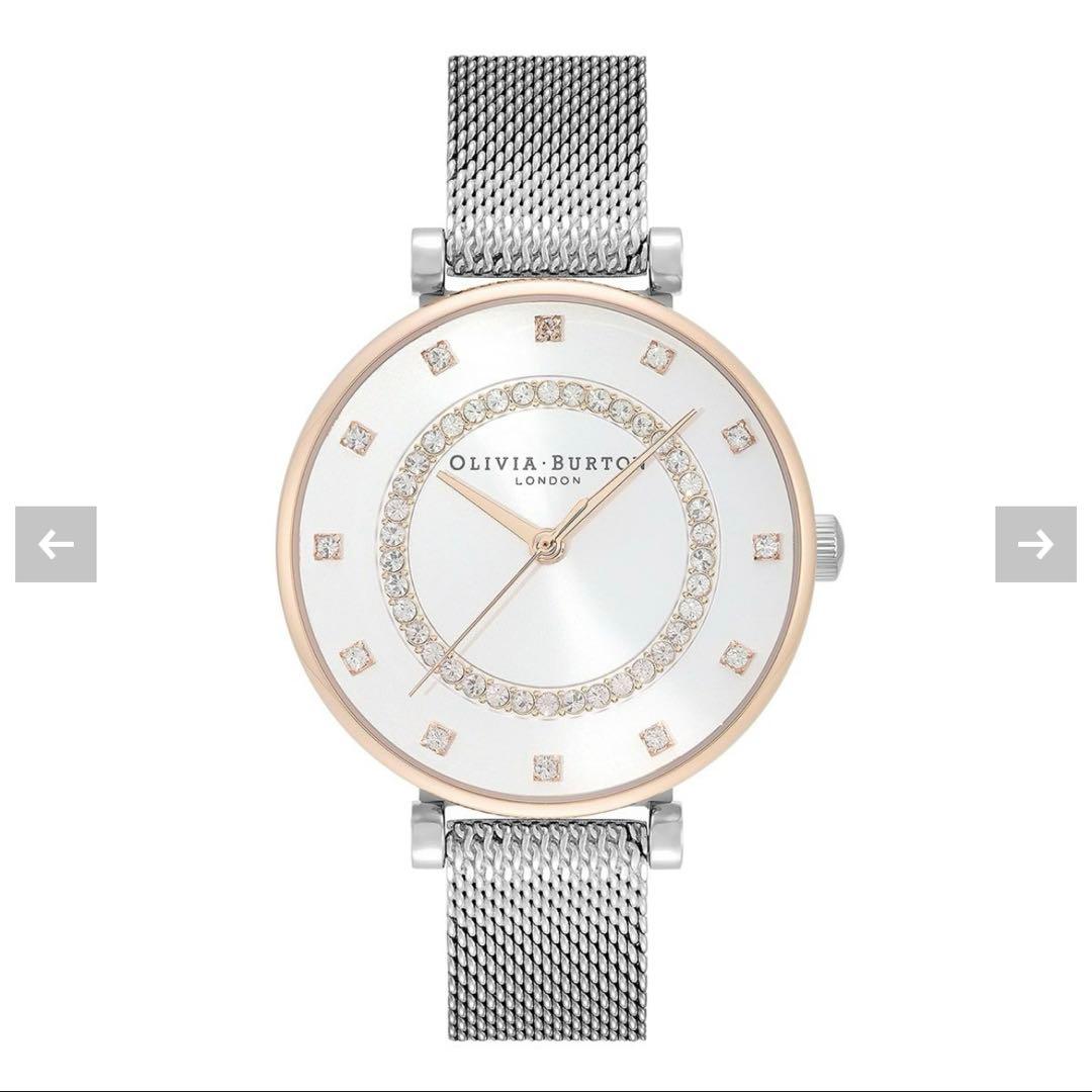 もこ　箱なし　オリビアバートン ベルグレイブ 32mm シルバー