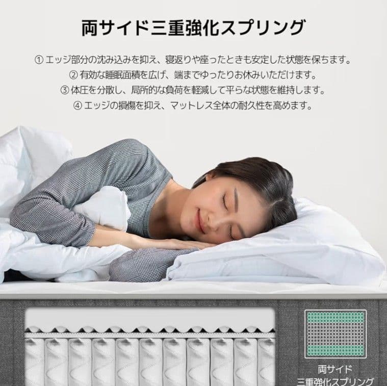 【新品・未開封】マットレス シングル 20cm コイルマットレス