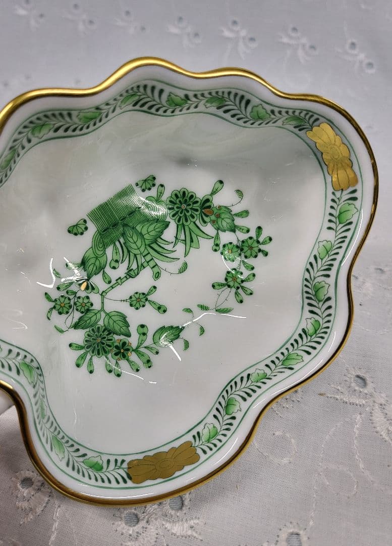 未使用✨高級✨ヘレンド インドの華 オープンシュガー 小皿 小物入れ