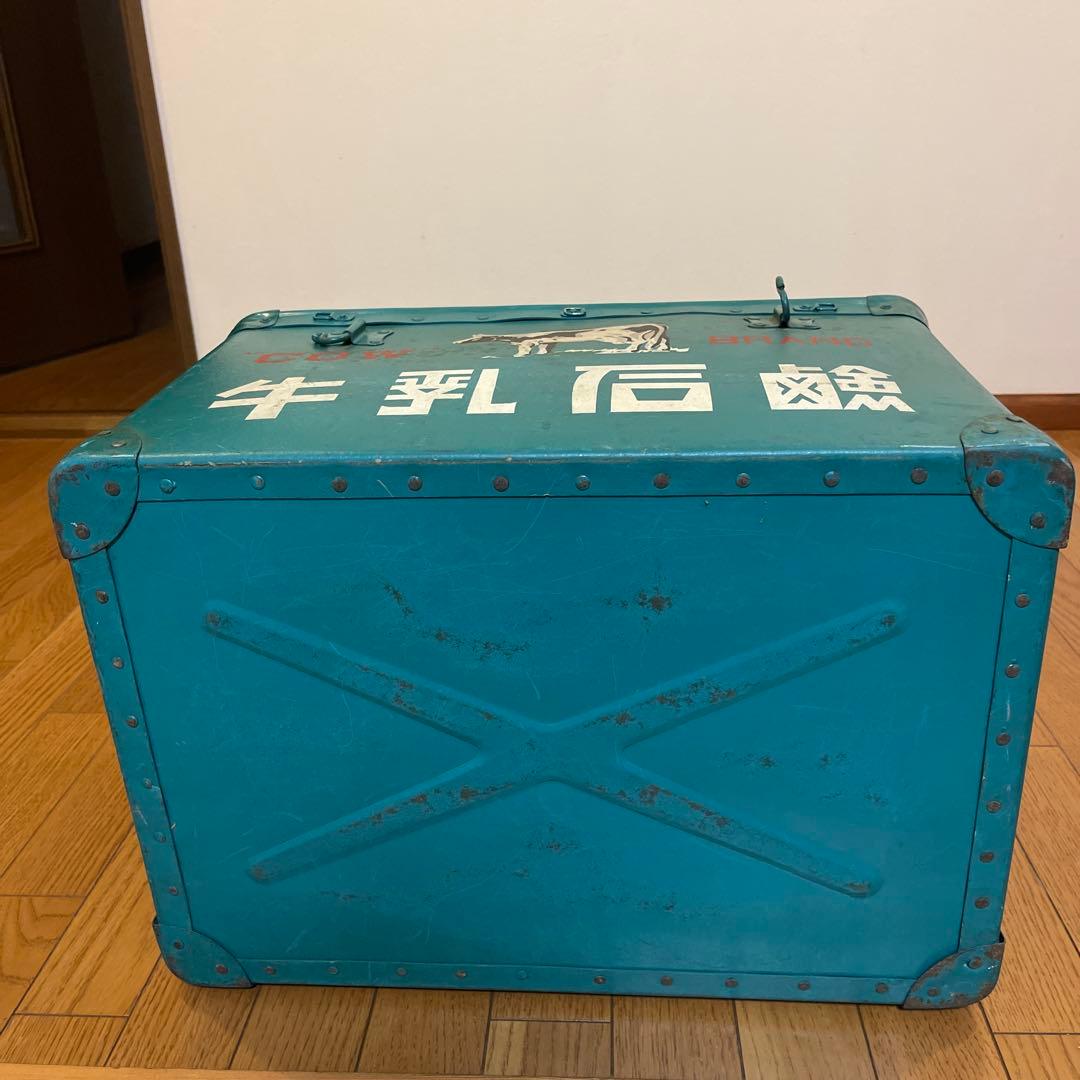 ボテ箱　昭和レトロ 牛乳石鹸 アンティーク雑貨