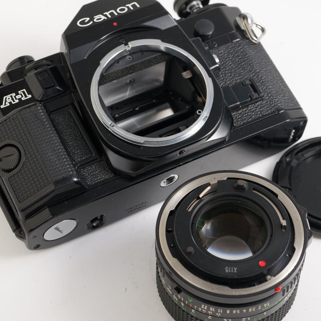 動作確認済 撮影確認済 キヤノン A-1 nFD50mm f1.4付