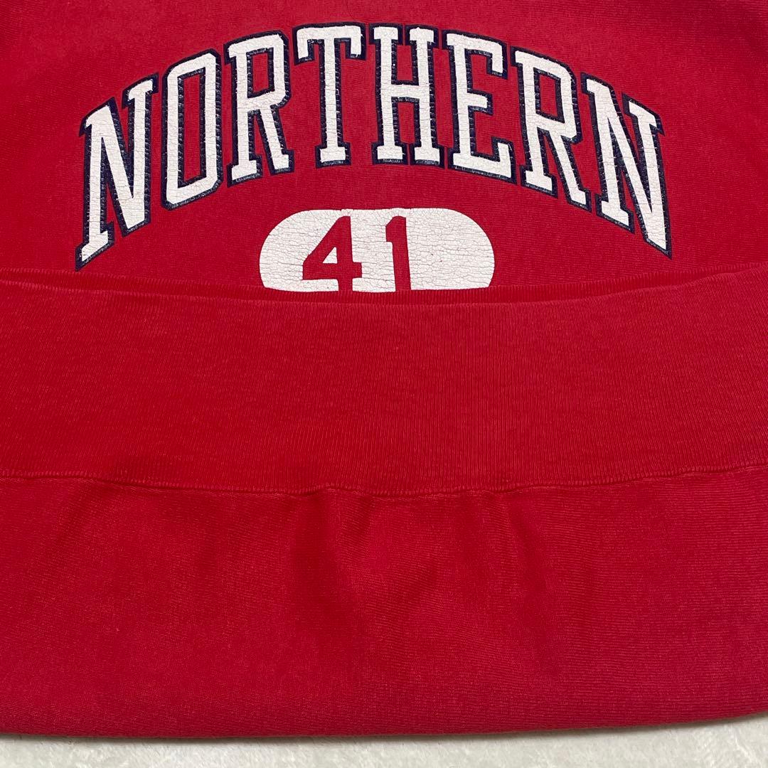 90s USA製 IOWA ナンバーカプセル リバースウィーブ アイオワ