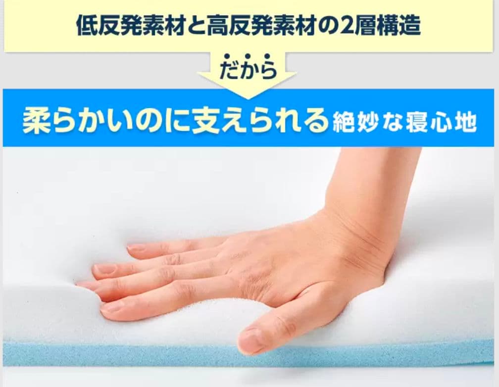 新品 トゥルースリーパー プレミアリッチ pr2 ダブルサイズ 低反発 高反発