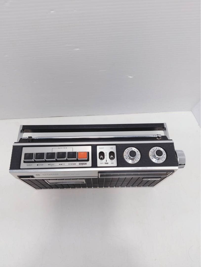 【昭和レトロ】ナショナル FM/AMラジオカセット MAC RQ-433元箱付き