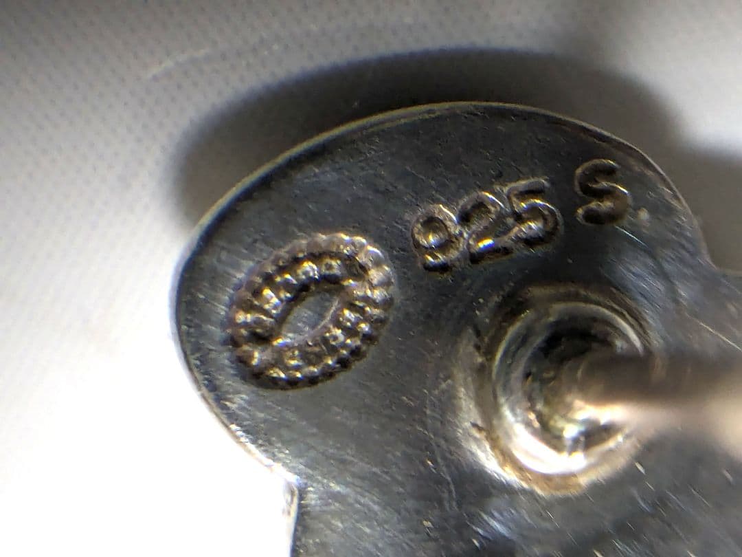 ジョージジェンセン　ムーンライト　シルバー　ピアス　シルバー　ゴールド