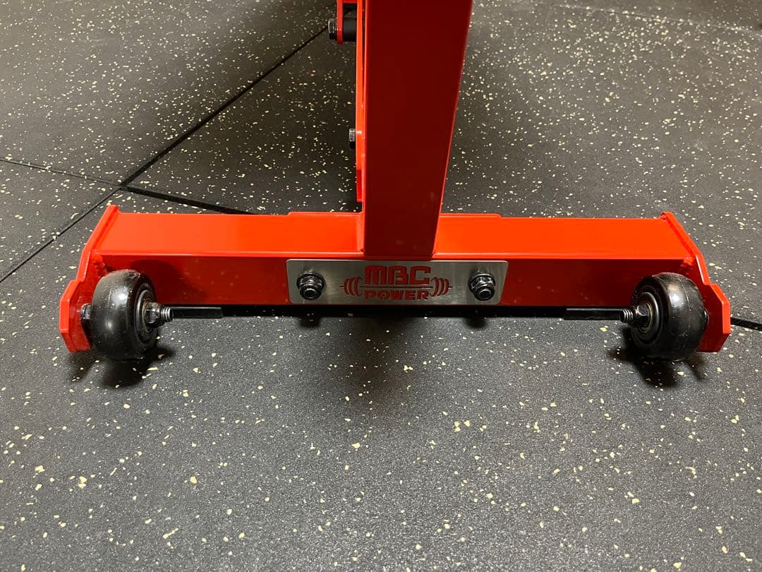 MBCアジャスタブルコンパクトベンチ　グロスレッド　都内引き取り限定