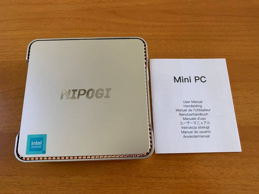 NIPOGI ミニPC Intel N95プロセッサー 256GB / 8GB