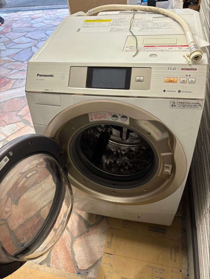 【引き取りのみ】Panasonic ドラム式洗濯機 本体 ホワイト