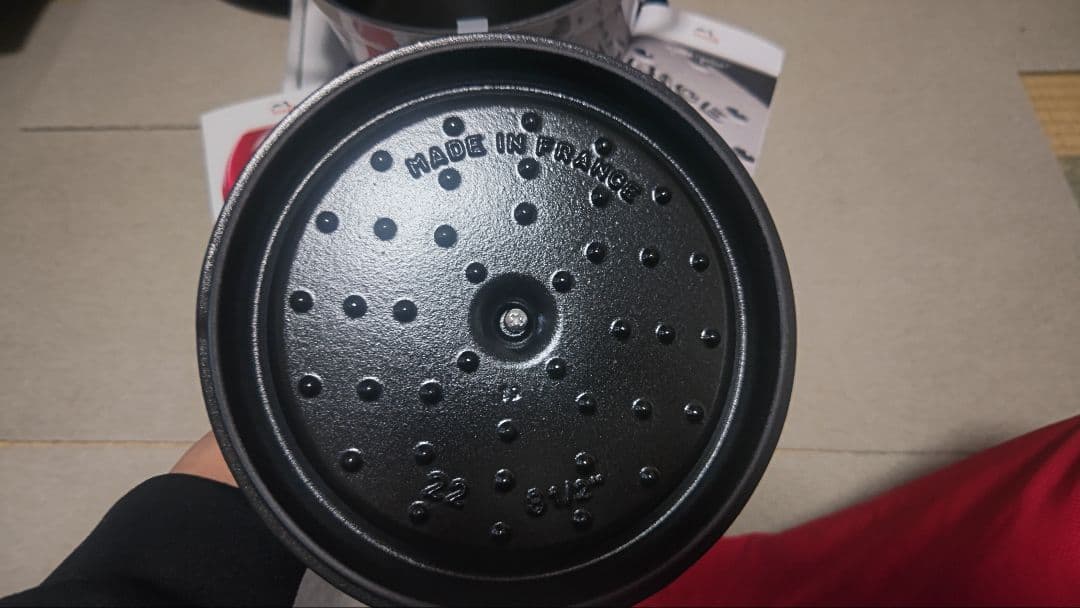 S*a様 新品　ストウブ　ピコ・ココット 22 cm ラウンド　 グレー