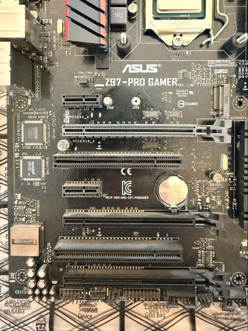 i7 4790K + ASUS Z97 PROGAMER(12GB メモリ付き)