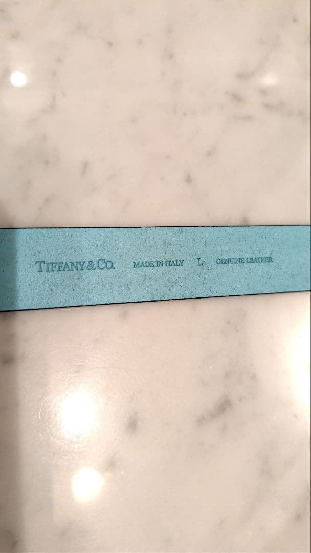 ■試着のみ 新品未使用 TIFFANY 首輪+リードセット Lサイズ 中〜大型犬
