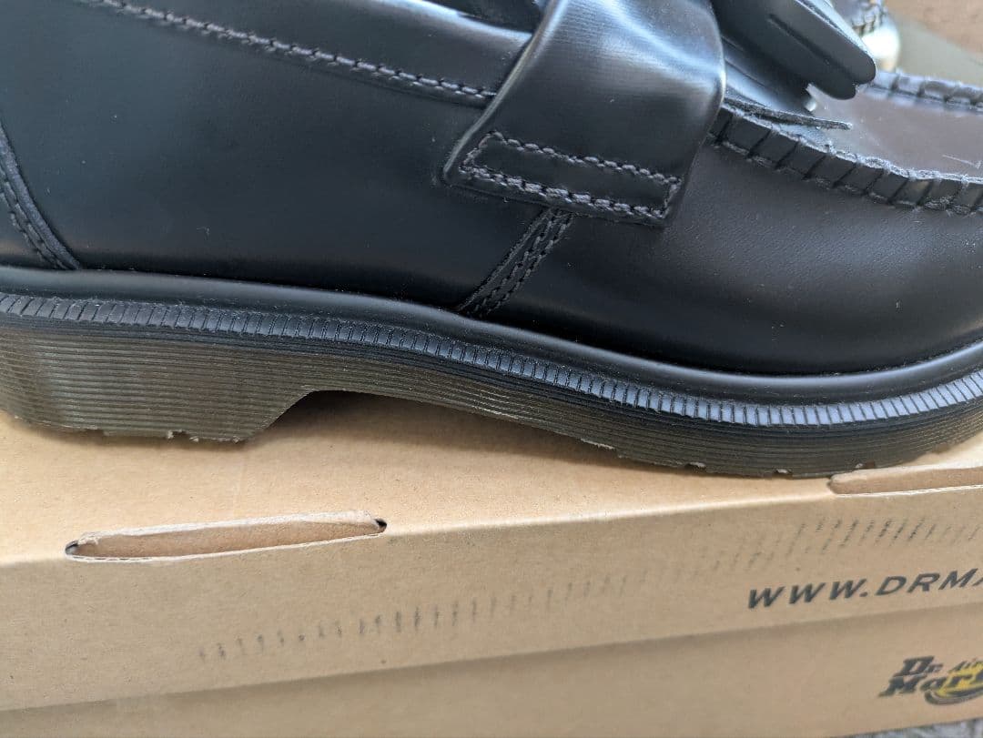 ドクターマーチン　ADRIAN ブラック　レディースローファー
