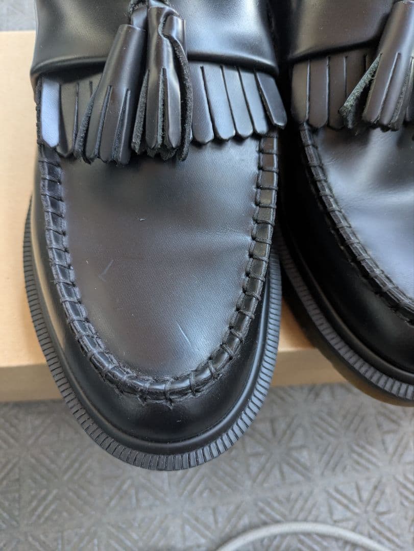 ドクターマーチン　ADRIAN ブラック　レディースローファー