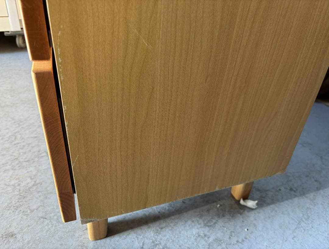 服部家具 天然木チェスト PARCO 120 LC-4、4段 幅120cm