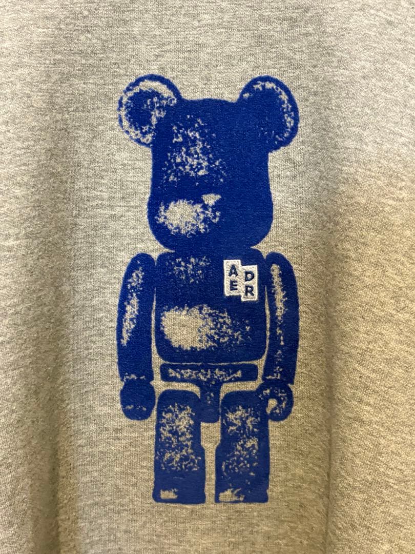 【希少】ADER ERROR×BE@RBRICK★限定スウェット グレー A3
