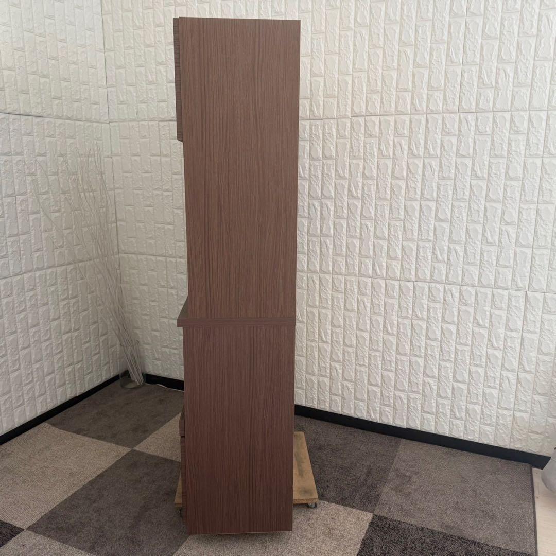 東京23区配送無料✨ニトリ　キッチンボード　エトナ90 ブラウン　美品