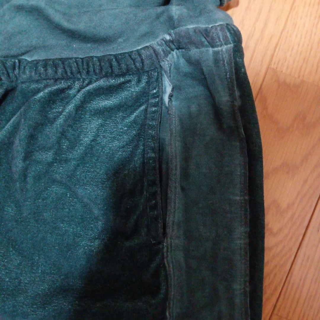 salsation ベロア　パンツ　XL 緑
