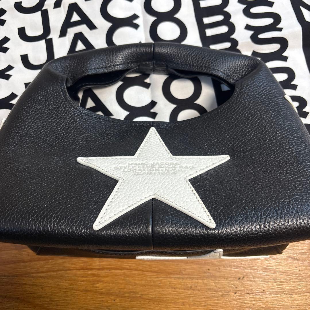 【新品】マークジェイコブス　スター パッチワーク ハンドバッグ　星柄　ポーチ付き