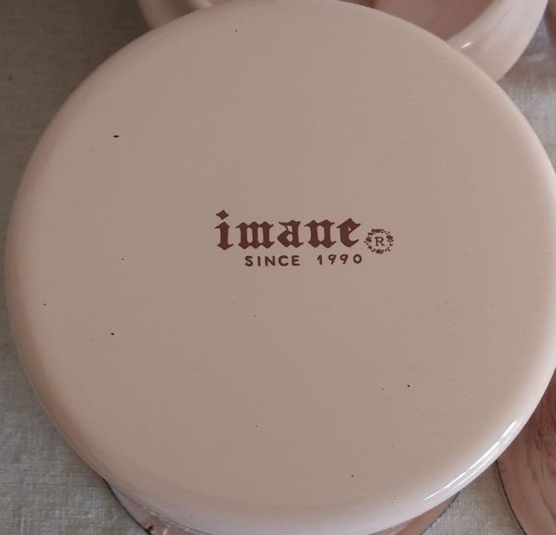 imane イマン マリアローズ　ホーローキャニスター2個セット