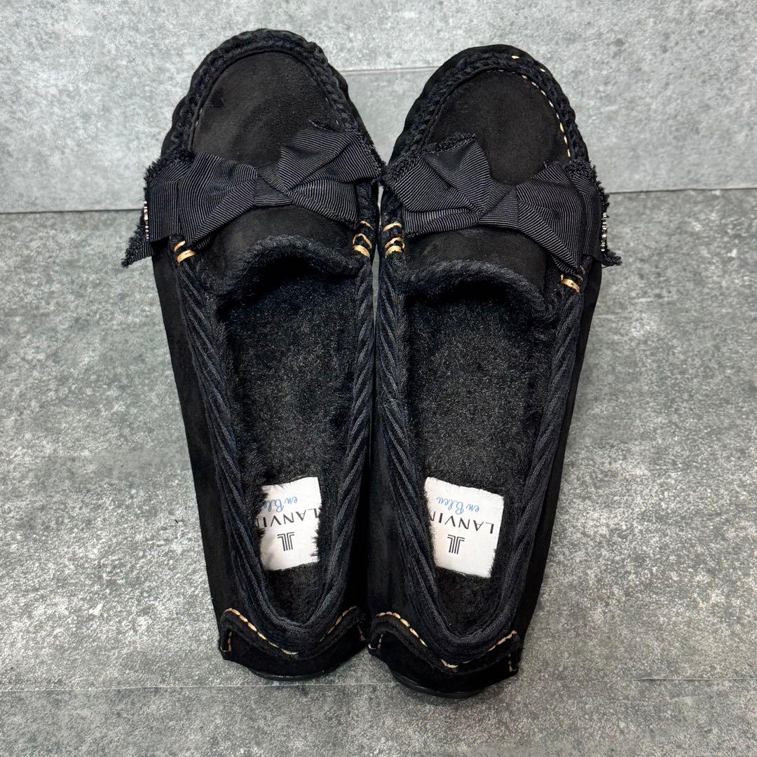 【美品】 LANVIN en Bleu ランバンオンブルー モカシン 24cm