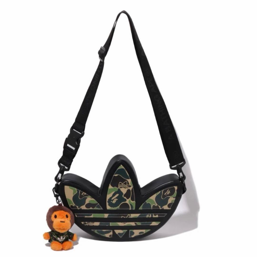 新品 BAPE ADIDAS CAMO TREFOIL SHOULDER BAG