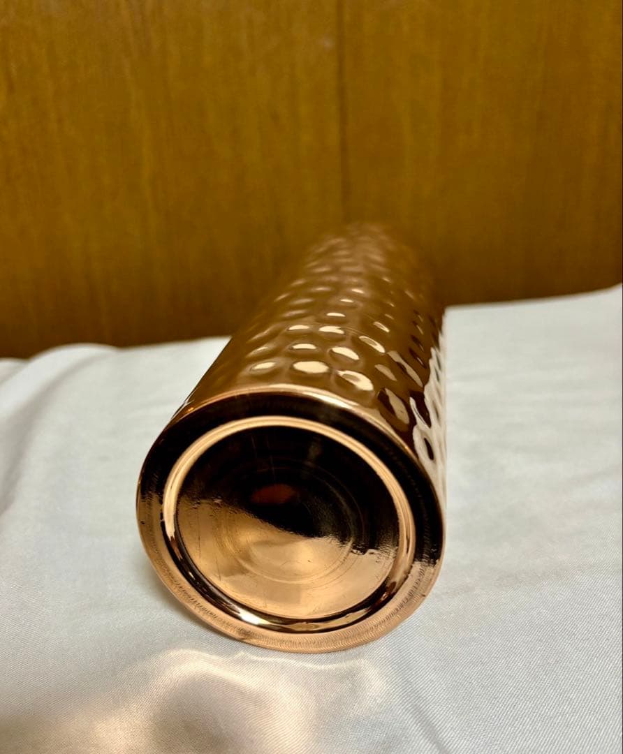 純銅製ウォーターボトル　インド製アーユルヴェーダ2本セット