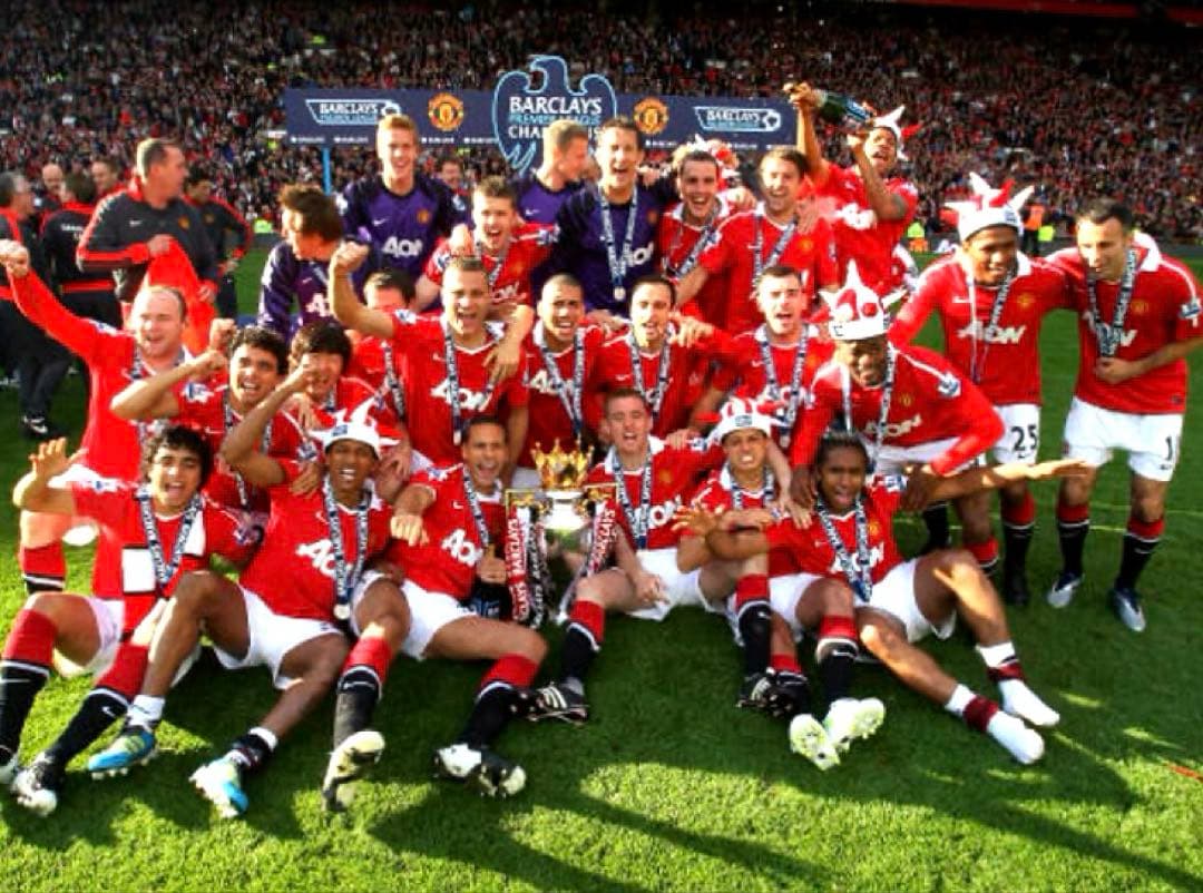 NIKE マンチェスターユナイテッド 10/11 長袖 ホーム ユニフォーム L