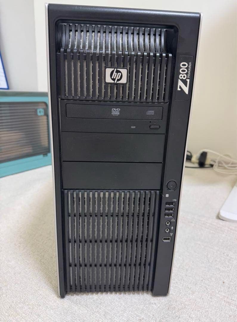 HP Z800 12コア48スレッド 96GBメモリ 6TB HDD