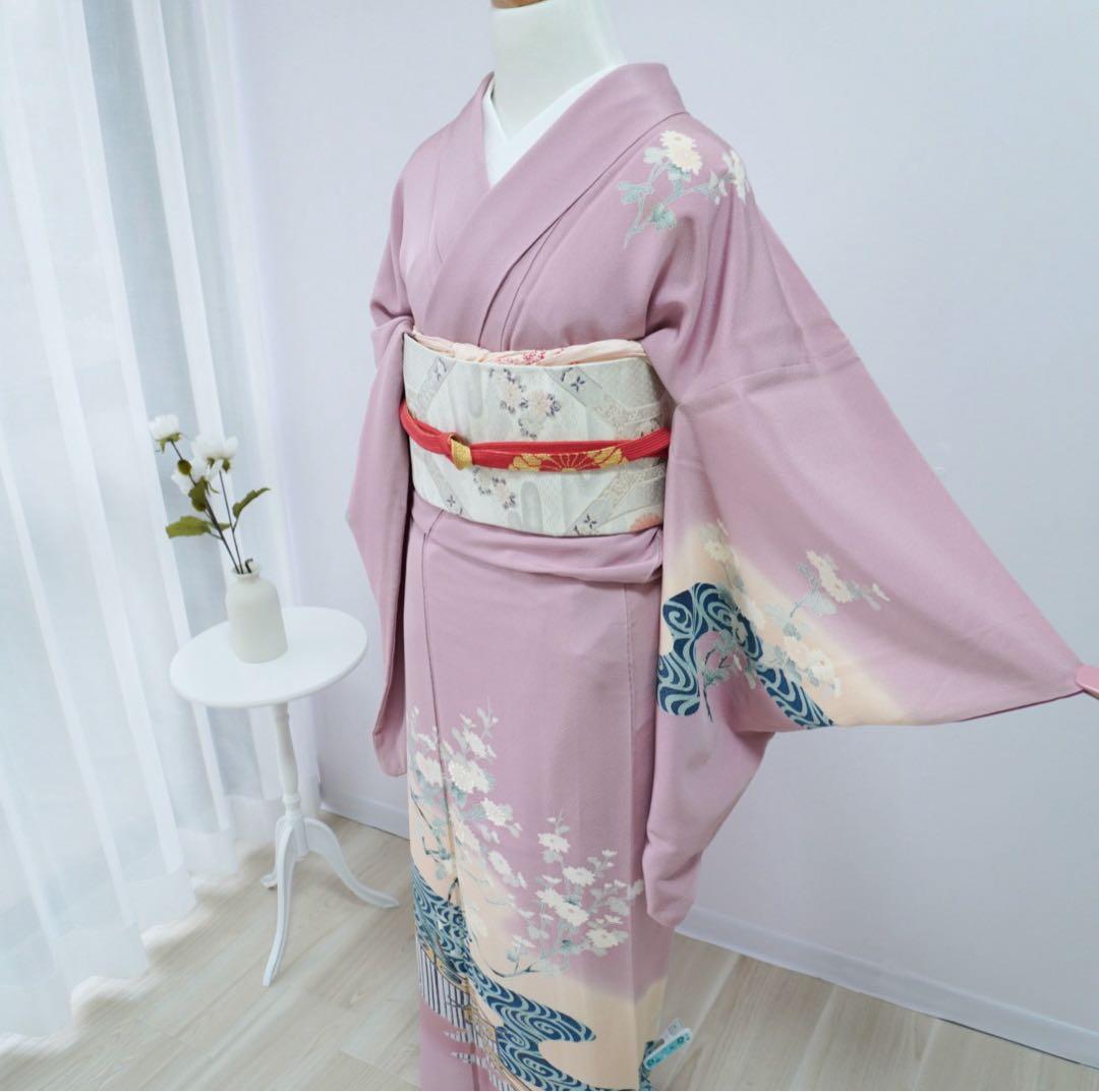 訪問着　4点フルセット 301c 正絹 七五三 お宮参り 入学式　卒園式　結婚式