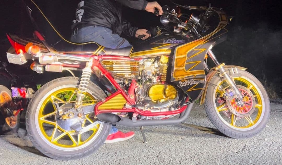 REDSTAGE 猪管3メガサイクロン外伝 ブラック GS400 サイレンサー付