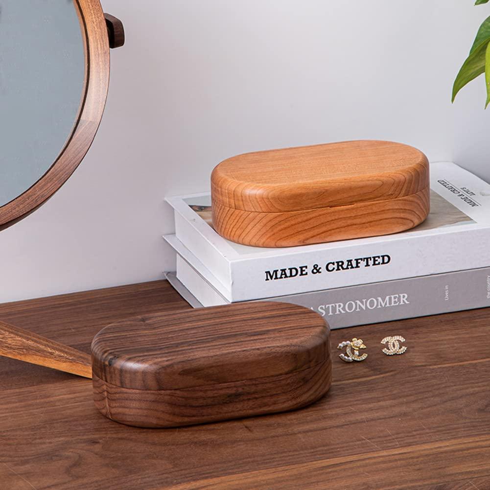 ☆ジュエリー収納 ボックス 木製 アクセサリー 胡桃の木