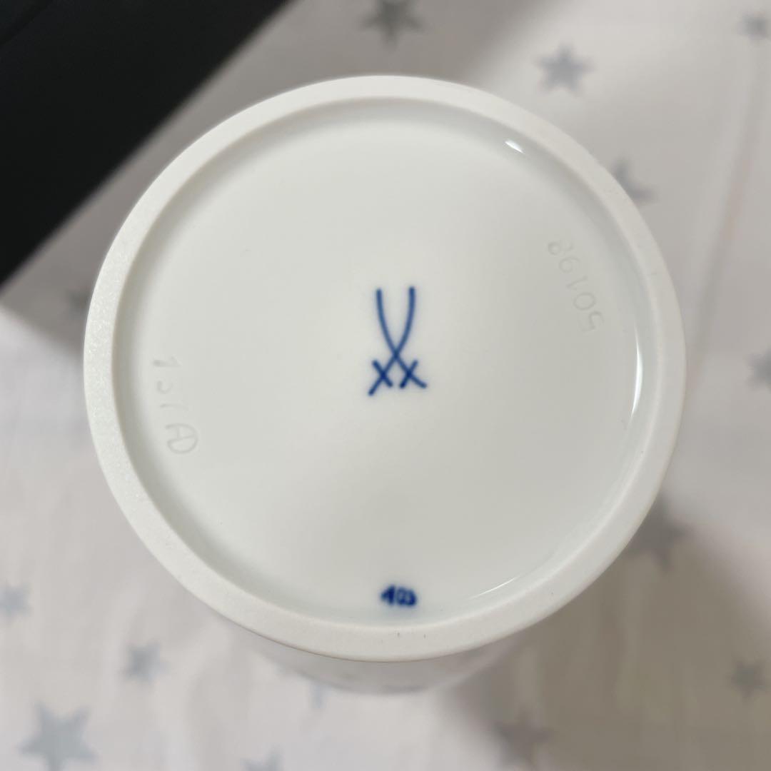 Meissen マイセン ブルーオニオン 花瓶　箱付き【未使用☆匿名送料無料】