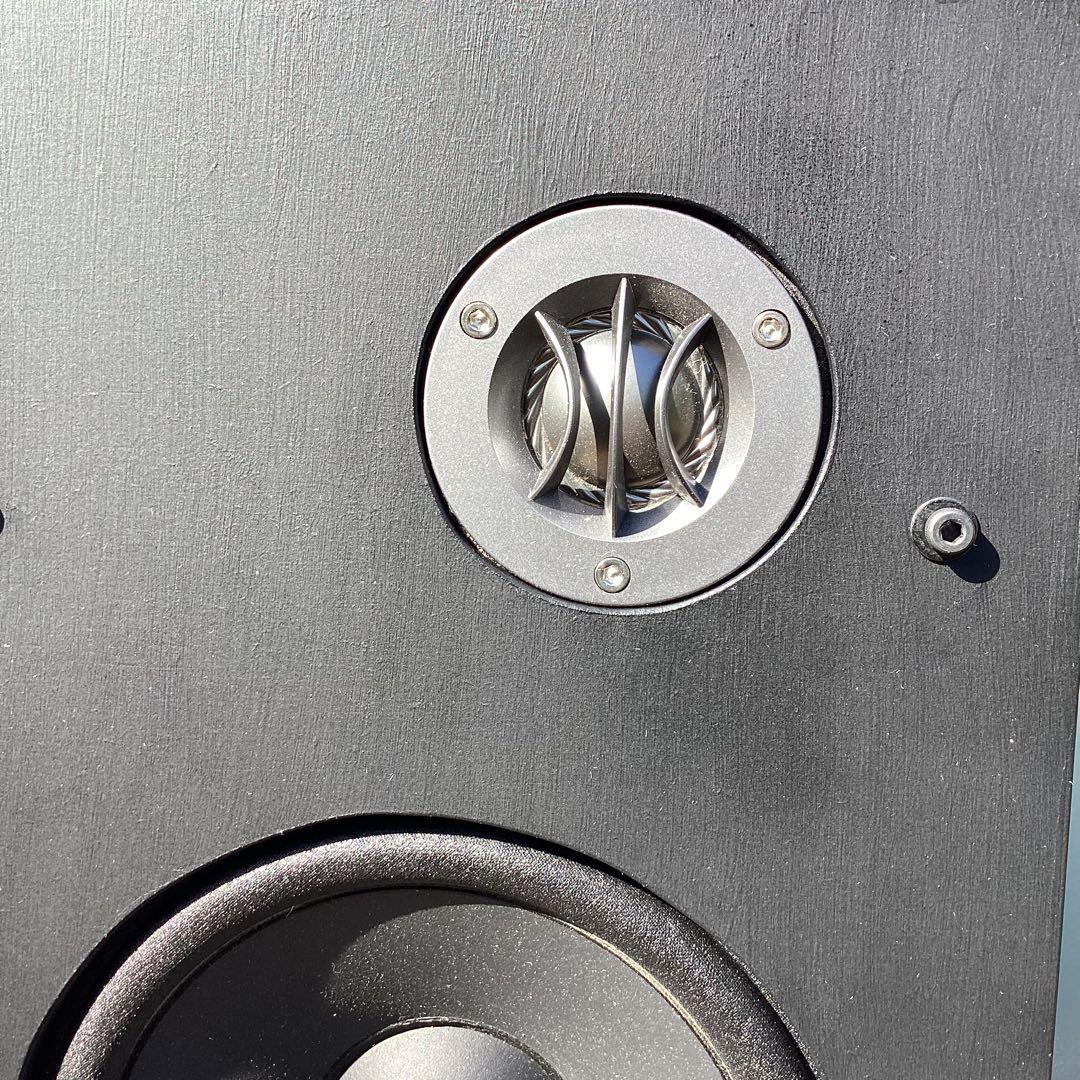 ビクターユニット使用自作スピーカー16㎝2way バッフル重ねてお色直し