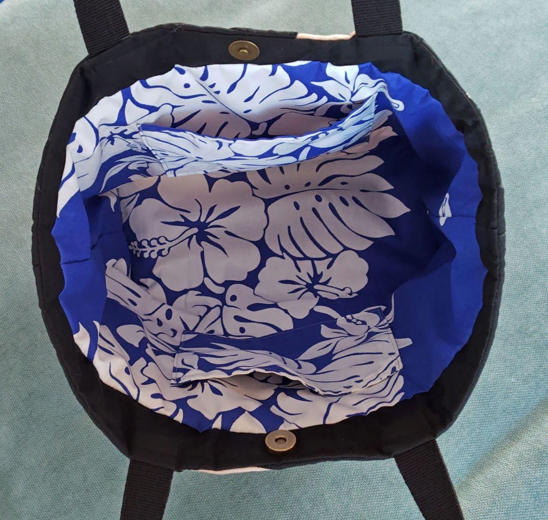 ルチル！　ハンドメイド　ハワイアンキルトバッグ