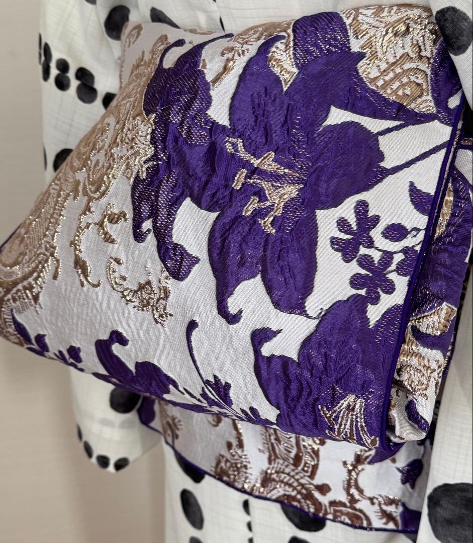 大人兵児帯【ブルースカイリリー】【リズヴァイオレット】のセット