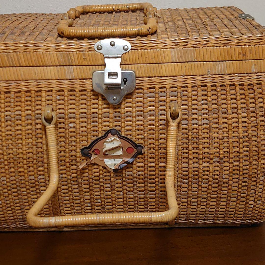 竹製バスケット(昭和初期)