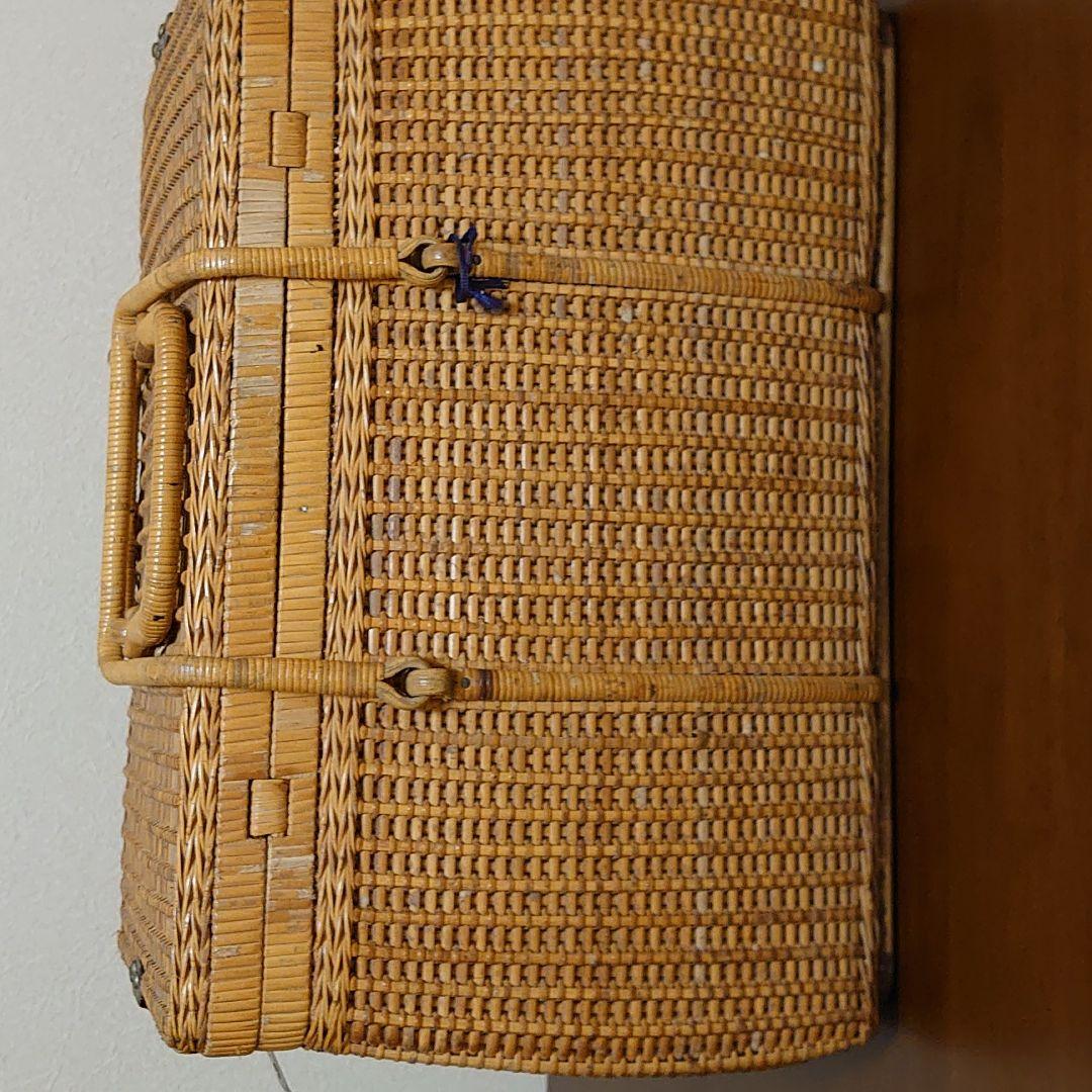 竹製バスケット(昭和初期)