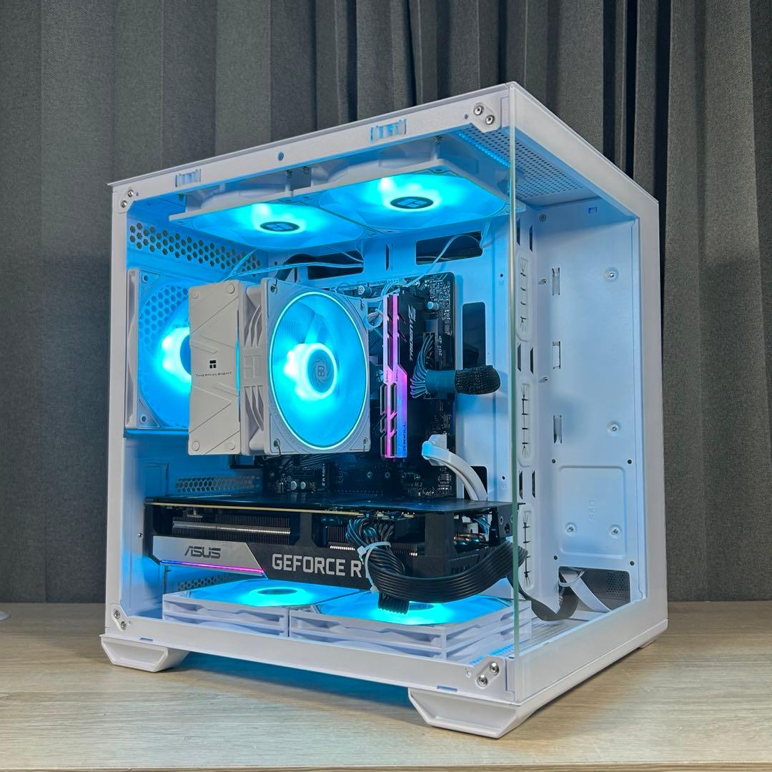 超高性能 白 ゲーミングPC RTX3070 Windows11 ワイルズ快適