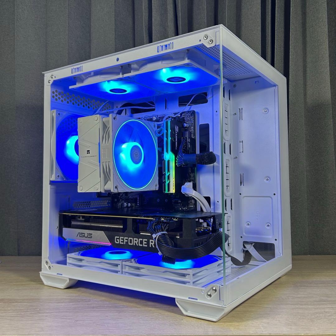 超高性能 白 ゲーミングPC RTX3070 Windows11 ワイルズ快適